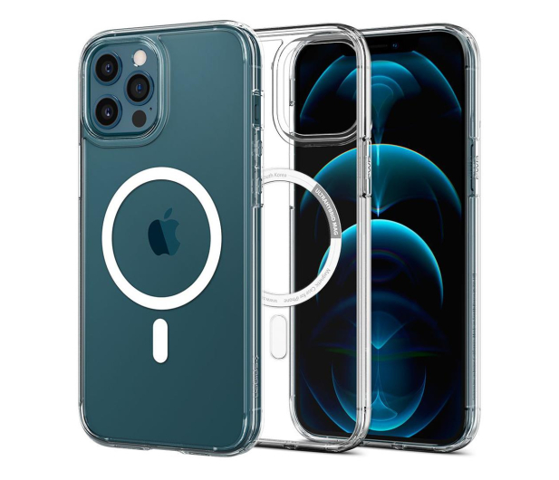 SPIGEN Ultra Hybrid Mag do iPhone 12/12 Pro white ACS02625 - 628845 - zdjęcie